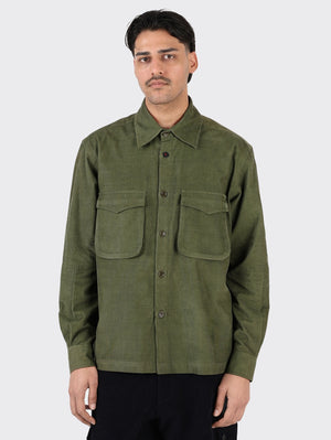 Kardo Oak Moss Bhola Cord Shirt