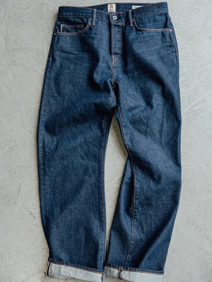 Kato By Hiroshi Kato Pail BRIAN 12.5OZ SELVEDGE NATURAL SLUB INDIGO