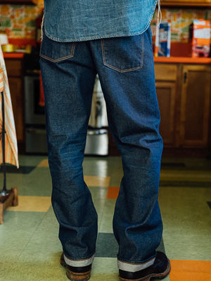 Kato By Hiroshi Kato Pail BRIAN 12.5OZ SELVEDGE NATURAL SLUB INDIGO