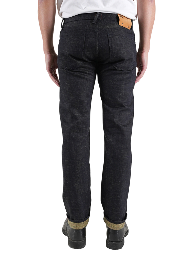 Kato by Hiroshi Kato The Hammer Straight Etched Green Tea Raw 13oz Selvedge