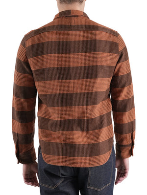Kato by Hiroshi Kato Campfire The Brace L/s Shrt Waffleplaid
