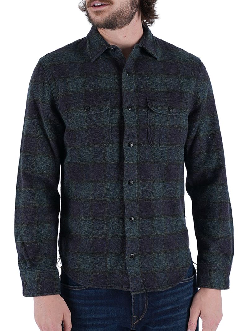 Kato by Hiroshi Kato DARK FOREST THE BRACE L/S SHIRT PLAID