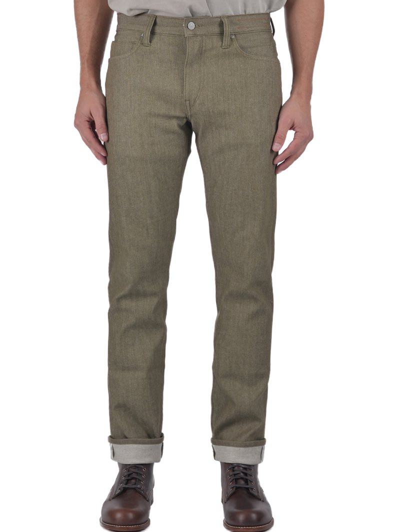 Kato by Hiroshi Kato Dark Green Raw Hammer 10.5oz