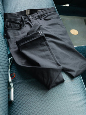 Kato by Hiroshi Kato Gray Black Raw Hammer 10.5oz Selvedge