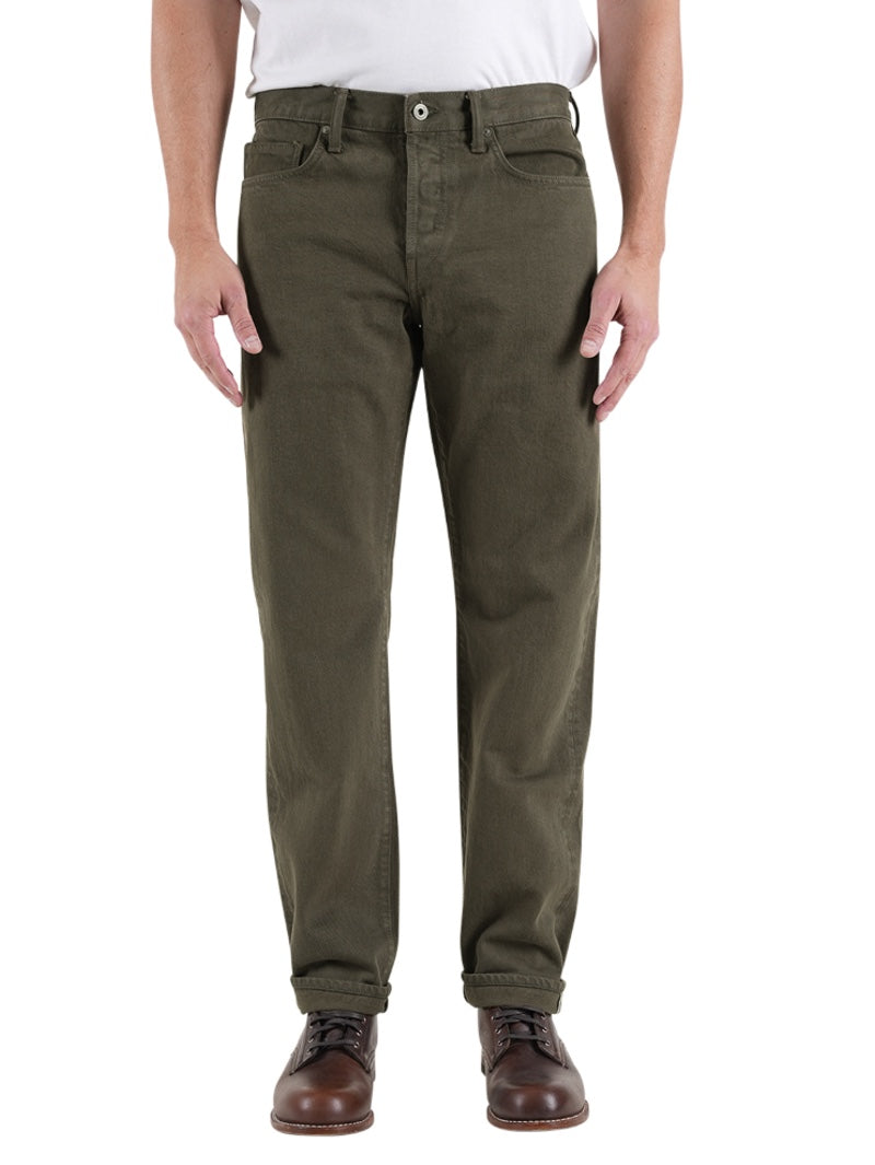 Kato by Hiroshi Kato Military Green Barrel 14oz Slub