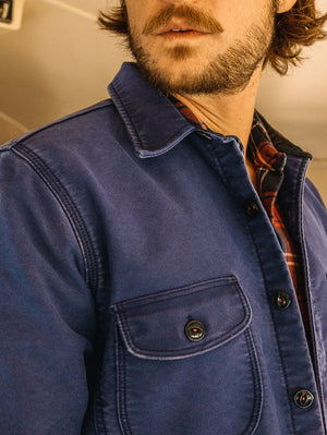 Kato by Hiroshi Kato Navy Weathered Anvil Shirt
