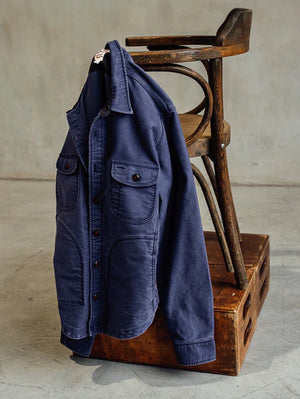 Kato by Hiroshi Kato Navy Weathered Anvil Shirt