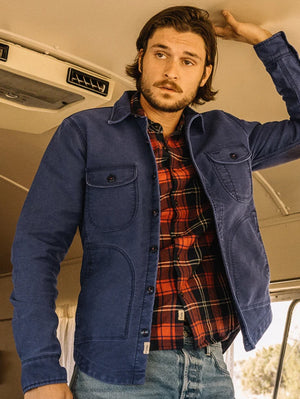 Kato by Hiroshi Kato Navy Weathered Anvil Shirt