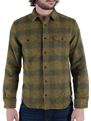 Kato by Hiroshi Kato OXIDISED BRASS THE BRACE L/S SHIRT PLAID