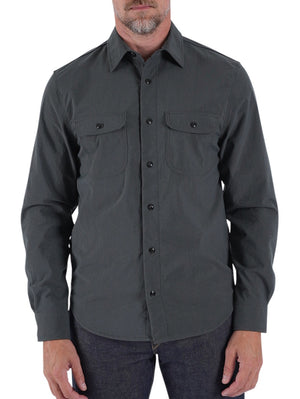 Kato by Hiroshi Kato Oxford Granite The Brace Shirt