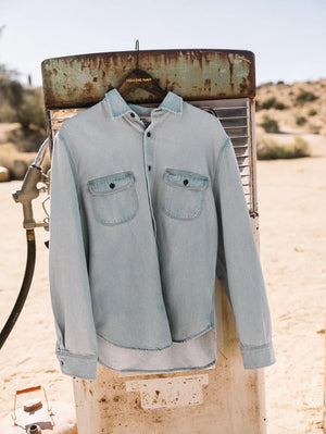 Kato by Hiroshi Kato THE BRACE SHIRT 7OZ DENIM - FLEA