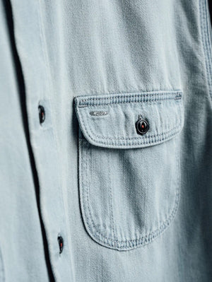 Kato by Hiroshi Kato THE BRACE SHIRT 7OZ DENIM - FLEA