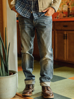 Kato by Hiroshi Kato The Hammer Straight Don 14oz Light Wash