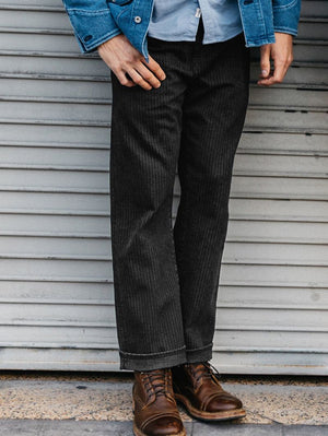 Kato by Hiroshi Kato Tracy The Pail Loose Straight Indigo Stripe Overdye 14oz Selvedge