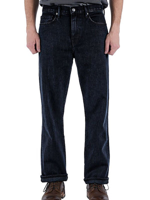 Kato by Hiroshi Kato Tracy The Pail Loose Straight Indigo Stripe Overdye 14oz Selvedgevv