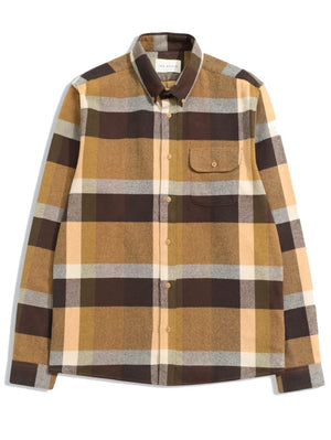 Far Afield Yellow Multi LARRY L/S SHIRT - REGULAR FIT