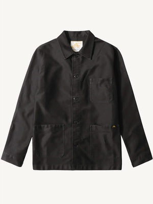 Le Mont Saint-Michel Black Moleskin Work Jacket