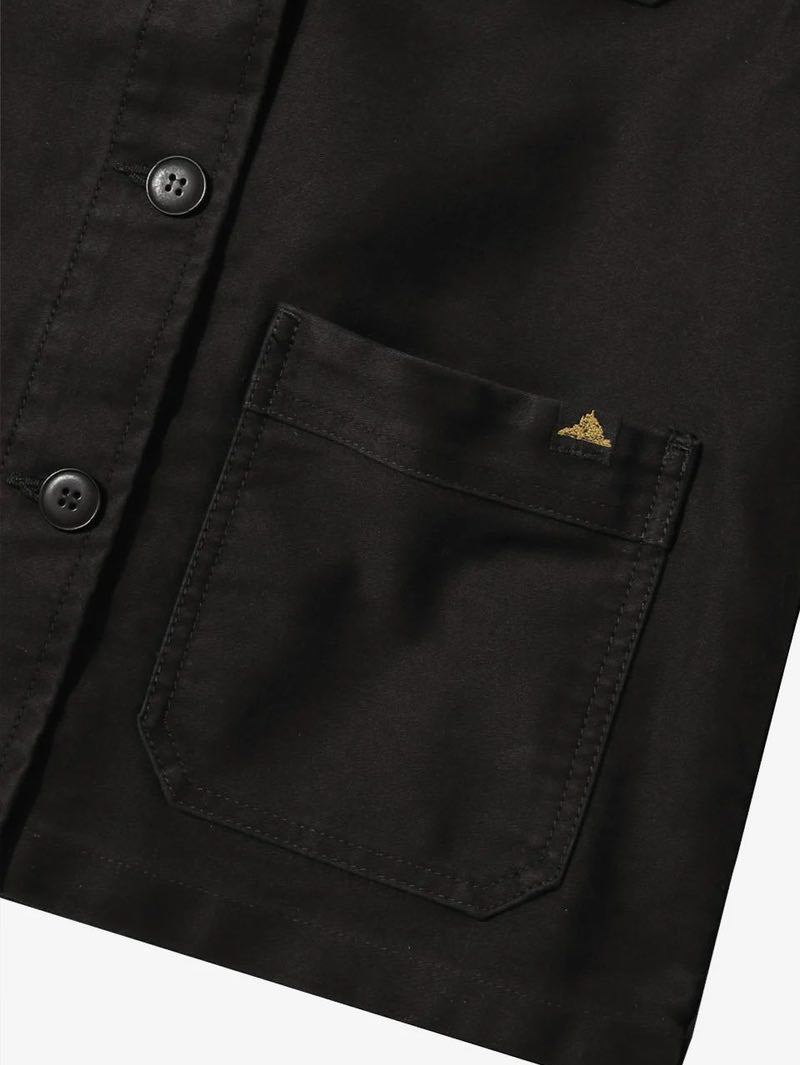 Le Mont Saint-Michel Black Moleskin Work Jacket