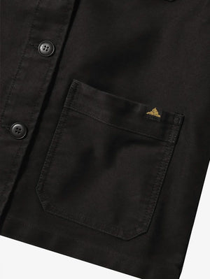 Le Mont Saint-Michel Black Moleskin Work Jacket