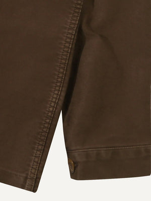 Le Mont Saint-Michel Brown Moleskin Work Jacket