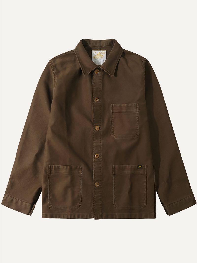 Le Mont Saint-Michel Brown Moleskin Work Jacket