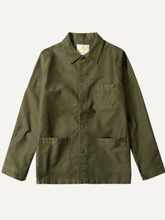 Le Mont Saint-Michel Kaki Moleskin Work Jacket - Mildblend Supply Co
