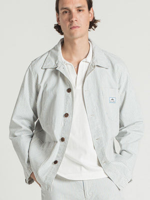 Le Mont Saint-Michel Men's Blue Vins OSK Work jacket