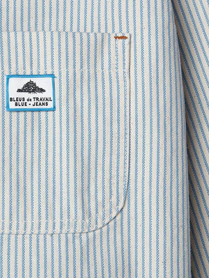 Le Mont Saint-Michel Men's Blue Vins OSK Work jacket