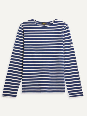 Le Mont Saint-Michel Navy Off Whit Stripe Thurin Shirt