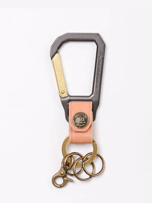 Master-Piece Beige Carabiner Key Ring