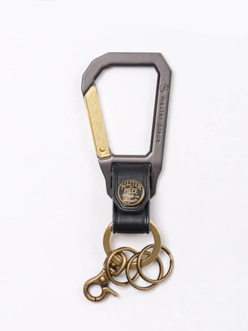 Master-Piece Black Carabiner Key Ring