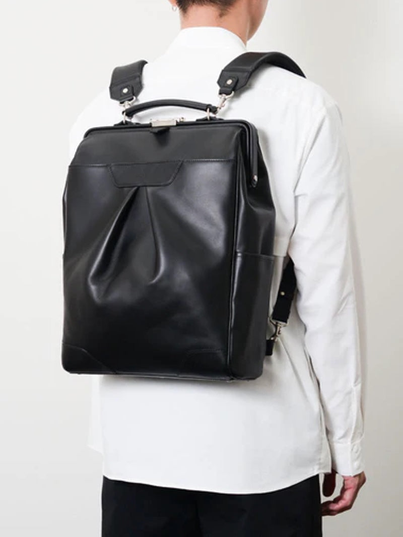 Master-Piece Black Tact Packpack L/ Leather