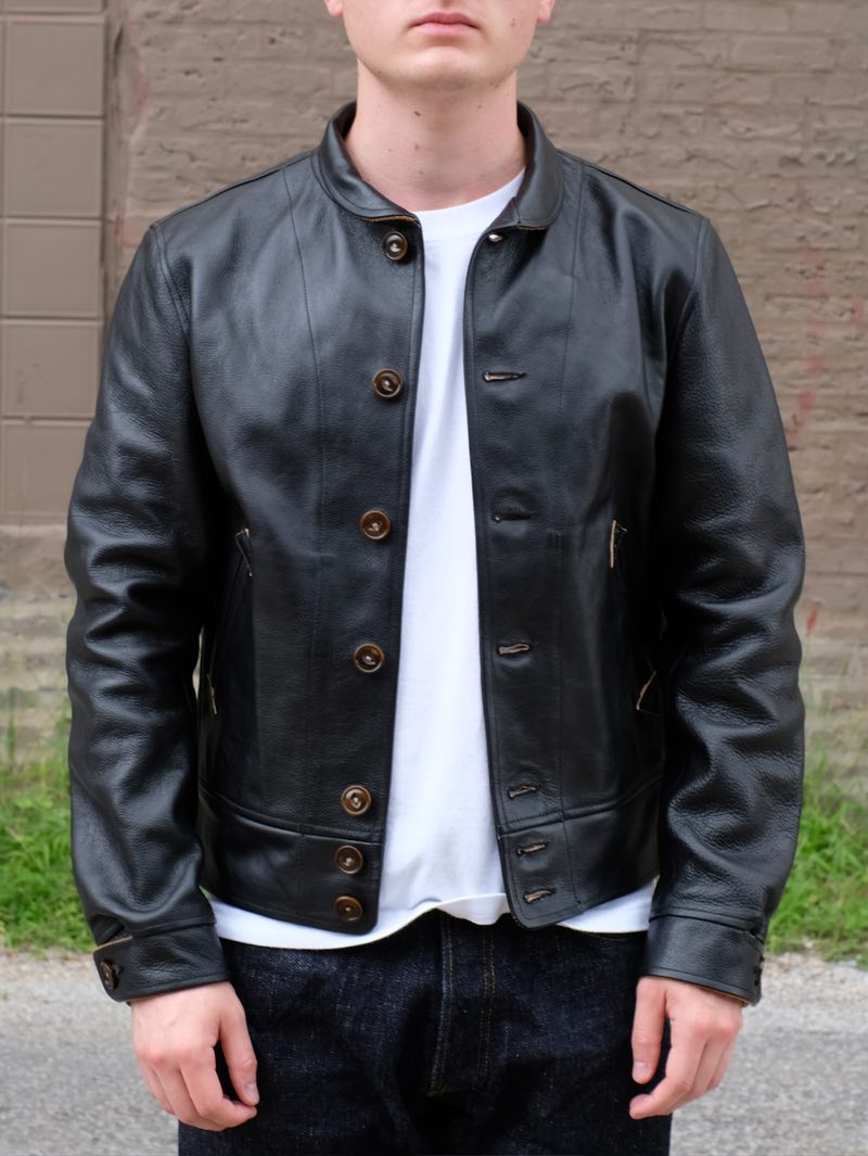 Mister Freedom Campus Leather Jacket Stallion Tea Core