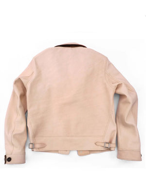 Mister Freedom Campus Leather Jacket in Natural