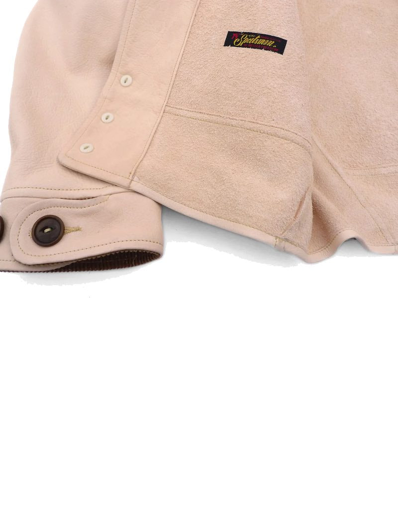 Mister Freedom Campus Leather Jacket in Natural