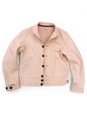 Mister Freedom Campus Leather Jacket in Natural