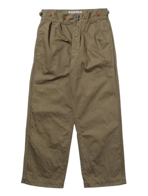 Mister Freedom Digger Katsuragi Drill Khaki Trousers