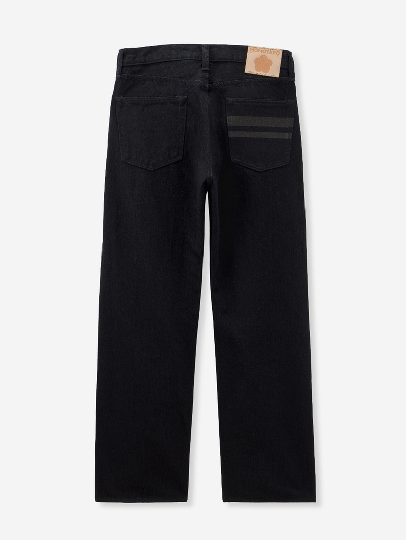 Momotaro Jeans MMJZ1101 Black #100 CLASSIC STRAIGHT 15.7oz ZIPPER FLY