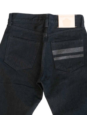 Momotaro Jeans MMJZ1201 Black #200 CLASSIC TAPERED 15.7oz Denim