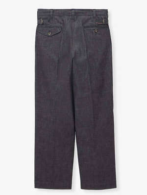 Momotaro Jeans MXPT6000 Indigo 1 Tuck Trouser