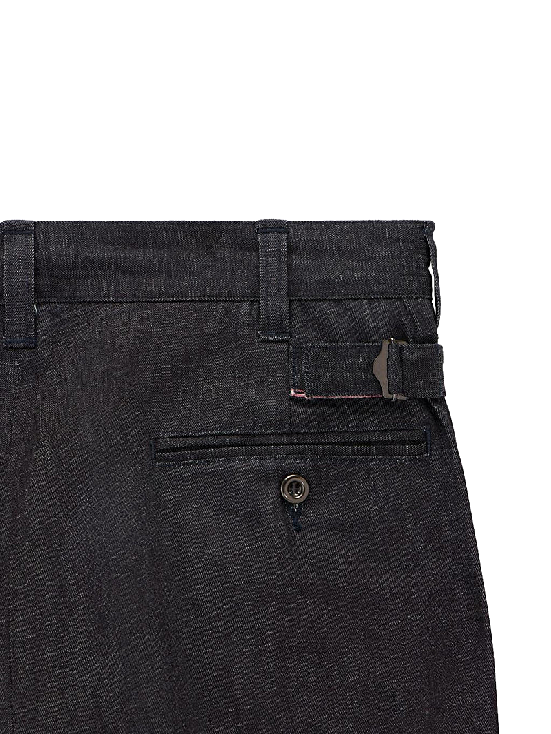 Momotaro Jeans MXPT6000 Indigo 1 Tuck Trouser