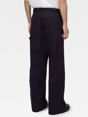 Momotaro Jeans Navy MMPT60045A DUCK DOUBLE KNEE PANTS