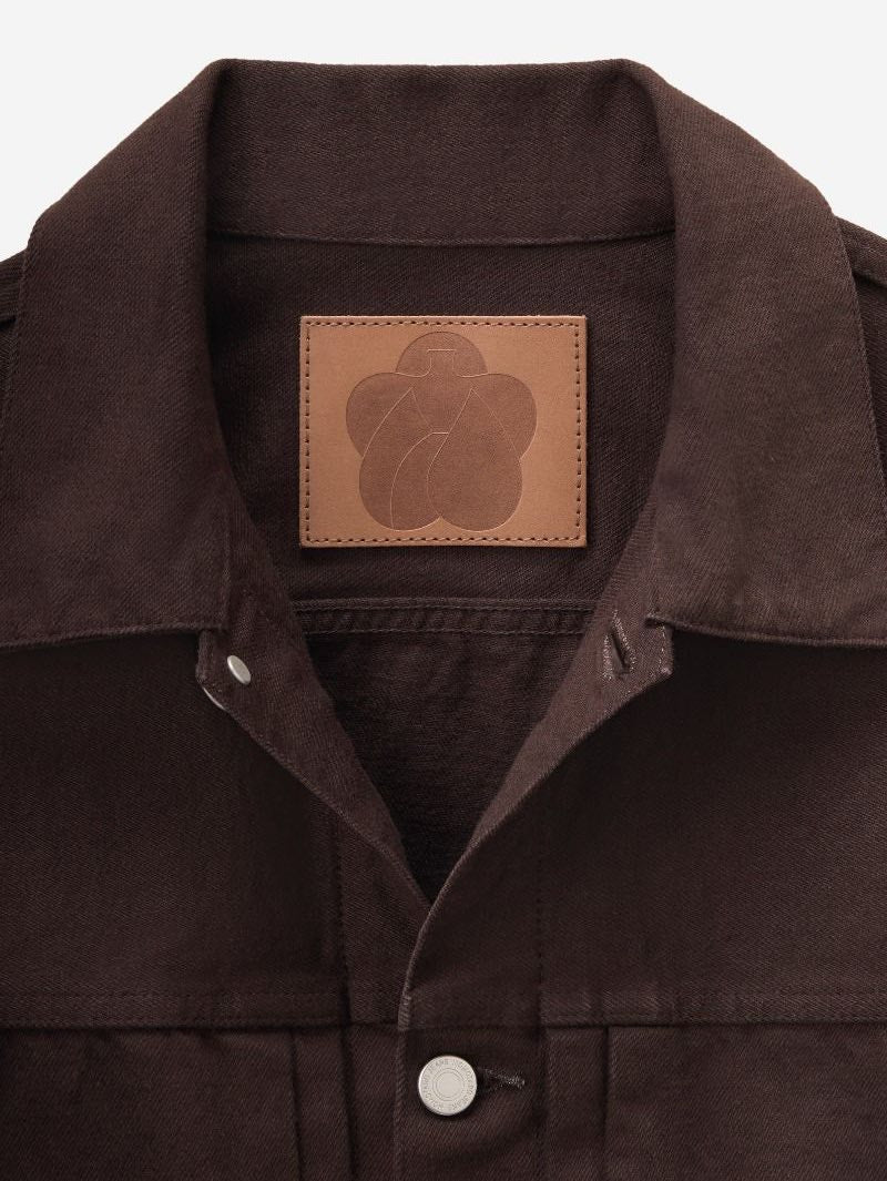 【デモ】Maki シモツキ Momotaro Jeans MMJE65005A #400 WIDE - KYOTOMONTSUKI DYED