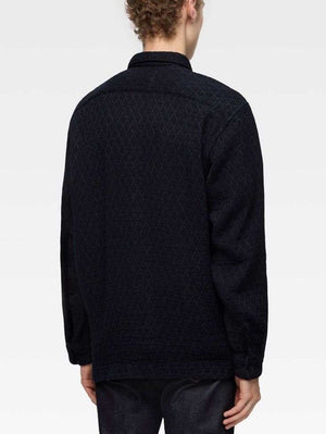 Momotaro MXLS1041 Indigo SASHIKO WORK SHIRT