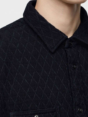 Momotaro MXLS1041 Indigo SASHIKO WORK SHIRT