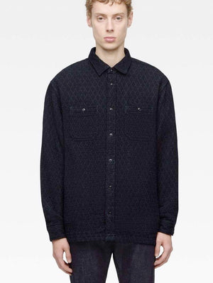 Momotaro MXLS1041 Indigo SASHIKO WORK SHIRT