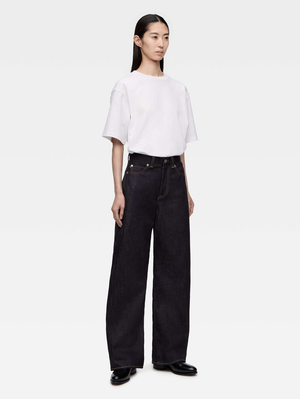 Momotaro Women's MWJZ0410 #410 Wide Straight Indigo 14.7oz