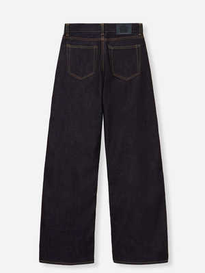 Momotaro Women's MWJZ0410 #410 Wide Straight Indigo 14.7oz