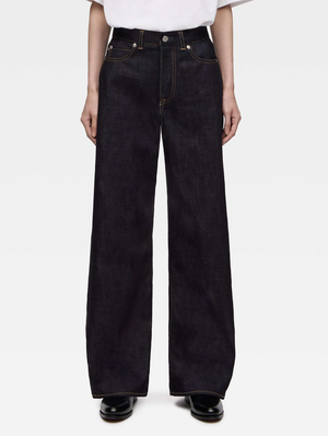 Momotaro Women's MWJZ0410 #410 Wide Straight Indigo 14.7oz