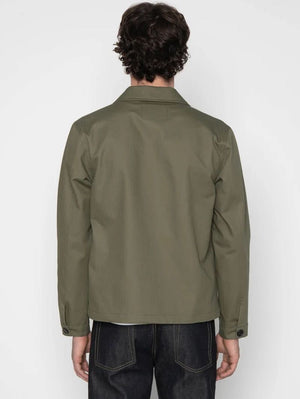 Naked & Famous Denim Army Green Utility Jacket - 1940s Military Herringbone